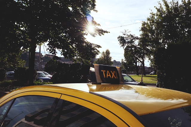 žluté taxi